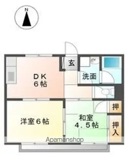 ファミール高山【1階】の間取り
