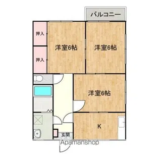 フレグランス大宮【2階】の間取り