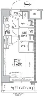 ティモーネ深川リーヴァ【5階】の間取り