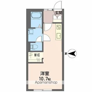 エスペランザ柏【106号室】の間取り