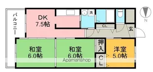 セゾンSAKAMOTO【2階】の間取り