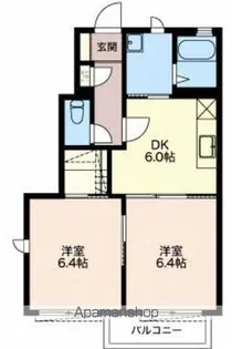 コーポエトランゼ【101号室号室】の間取り