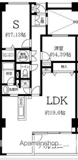 TLRレジデンス磯子駅前【3階】の間取り