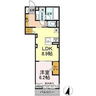 Unora【2階】の間取り
