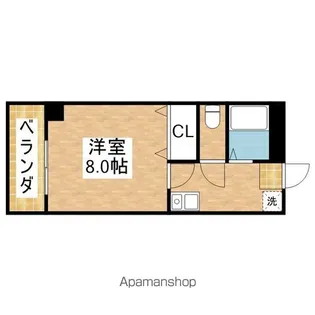 ヴィーブル鶴舞【2階】の間取り