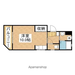 マンションリバエイト【303号室】の間取り