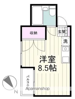 メゾンドウエハラ【203号室】の間取り