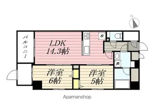 Odaki Bldg OTEMON【2階】の間取り