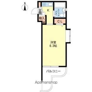 ジョイフル守山【101号室】の間取り