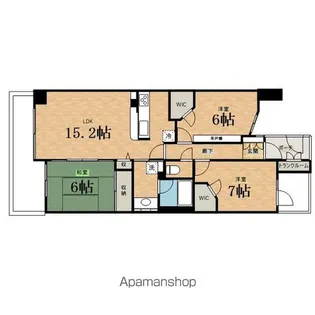 グランループ【8階】の間取り