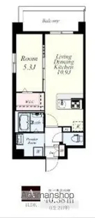 フランディオール桜並木【7階】の間取り