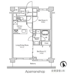 エミリブ鷺ノ宮【1階】の間取り