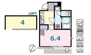 シュガール御所山ONE【1階】の間取り