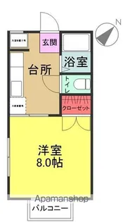 K’Sコーポ【2階】の間取り