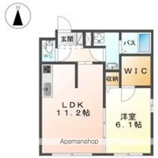 ファミーユ・さくら【101号室】の間取り