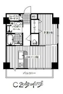 DIAMONDCRESTKASHIWA(ダイヤモンドクレスト【5階】の間取り
