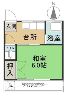 草野ハイツ【D号室】の間取り