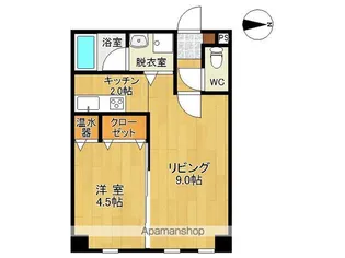 クラッシー表参道倶楽部【211号室】の間取り