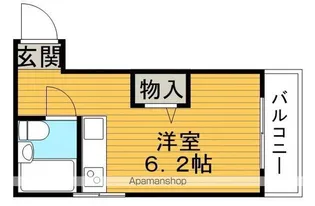 ハイツサンシャイン【1階】の間取り