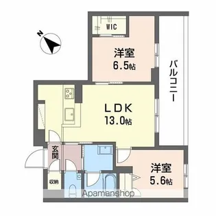 シャーメゾン トレゾール【2階】の間取り