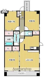 サンシャイン柏の葉【4階】の間取り