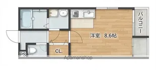 イル・カーサ大橋南【1階】の間取り