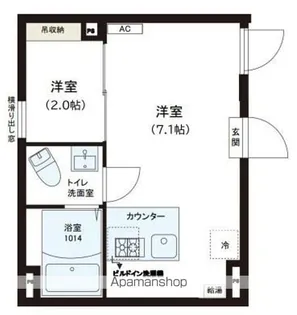 レピュア錦糸町レジデンスⅡ【503号室】の間取り