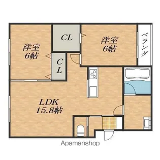(仮称)西6南29MS【3階】の間取り