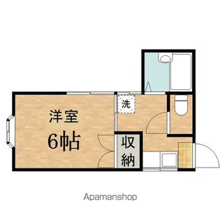 カジュアルハウス【205号室】の間取り