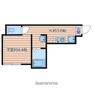 ラプラス南池袋【1階】の間取り