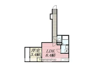 GAIA 櫛原【1階】の間取り