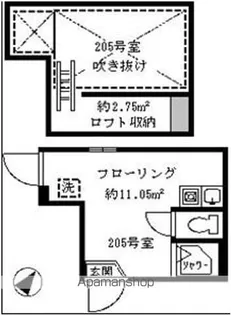 ソフィアツリー【205号室】の間取り