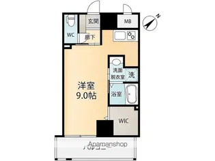 ル・シエル【402号室】の間取り