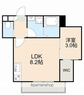 シャイニングパレス宮城野原【3階】の間取り