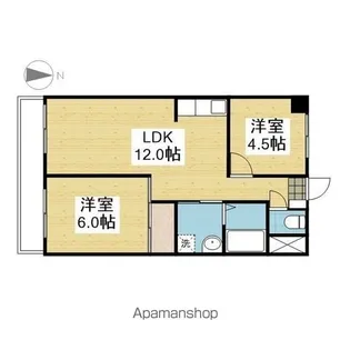 和泉パールハイツ【207.号室】の間取り