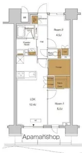 RJRプレシア東十条ガーデン【13階】の間取り