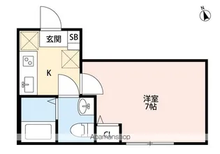 TA金沢区洲崎町ⅡB棟【1階】の間取り