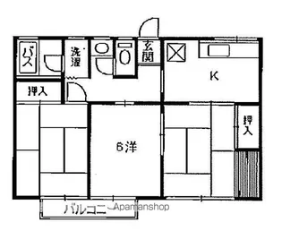 シティハイム竹村【2階】の間取り