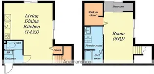 レオン【101号室】の間取り