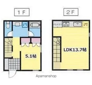 NAGAYA【1号室】の間取り