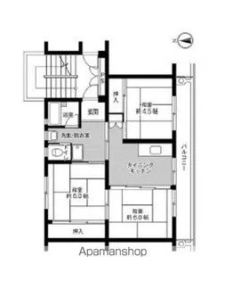 ビレッジハウス北上第二1号棟【107号室】の間取り