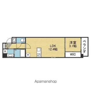 ウイルコート大今里【1階】の間取り
