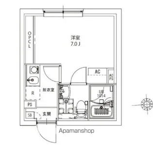 AXIA M−CITY浮間公園【2階】の間取り
