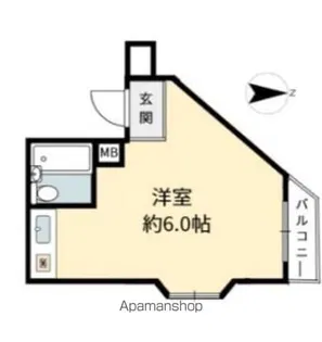 ティラーレ千里丘【3階】の間取り