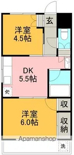 OKマンション【2階】の間取り