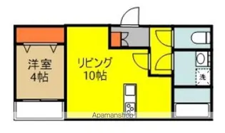 メゾンクレール大野城【1階】の間取り