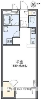 レオネクストラ フォンテーヌ【204号室】の間取り