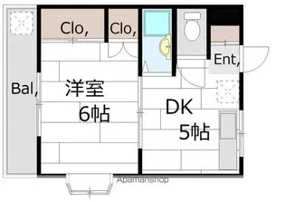 サンハイム西口【1階】の間取り