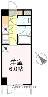 水の森パークパレス【405号室】の間取り