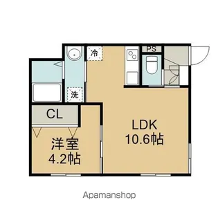 エクセル黄金北【403号室】の間取り